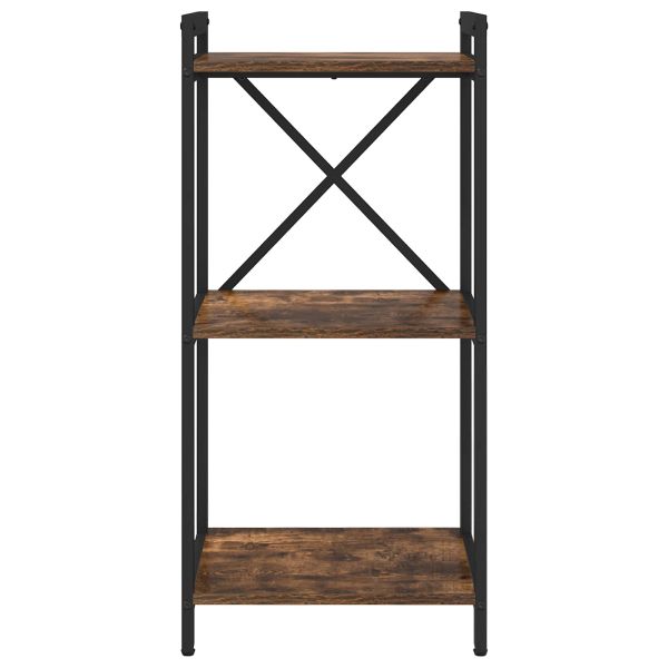 Рафт за книги Димян дъб 40 x 30 x 85 см Инженерно дърво