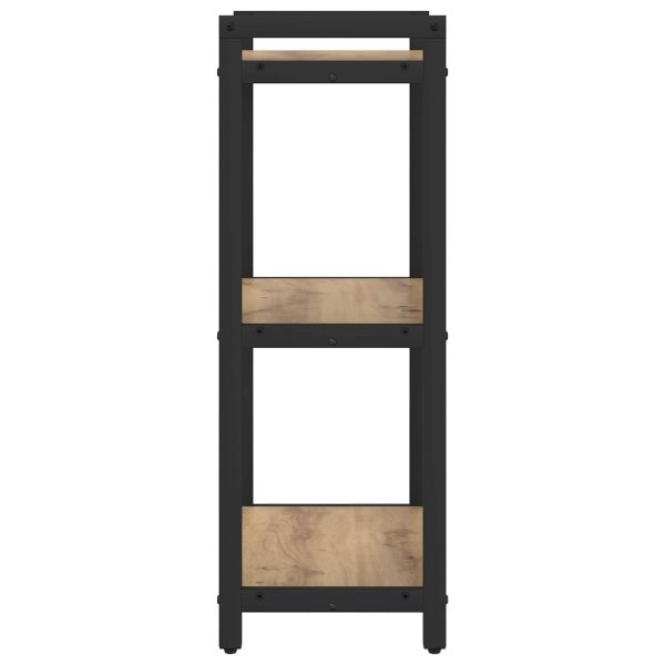 Рафт за книги Дъб 40 x 30 x 85 см Инженерно дърво