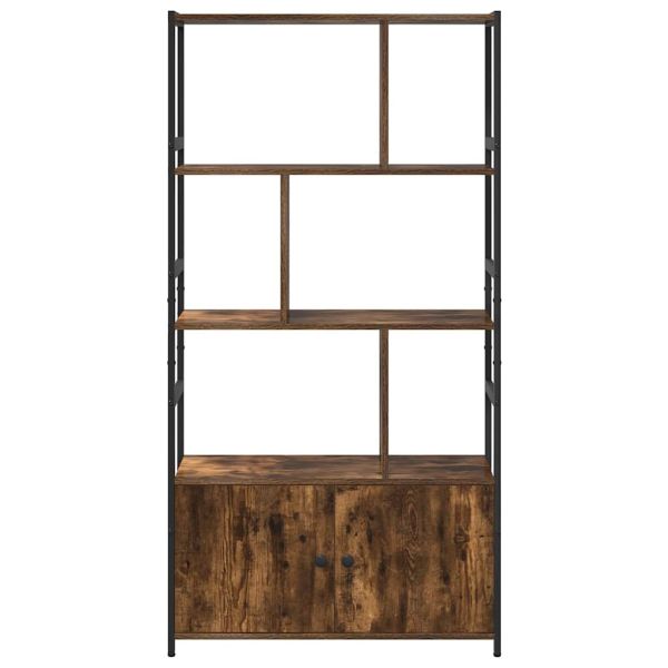 Рафт за книги Димян дъб 80 x 30 x 155,5 см Инженерно дърво