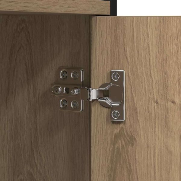 Рафт за книги 80 x 30 x 155,5 см Инженерна дървесина Дъб