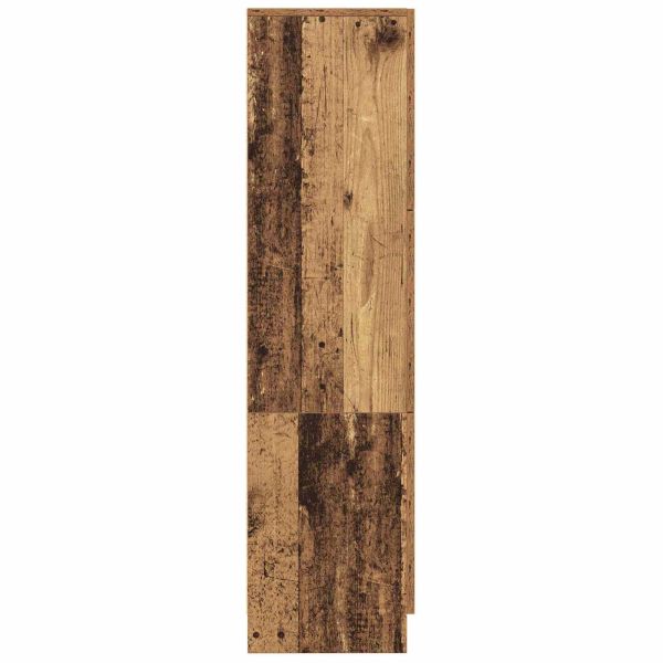 Висок шкаф Старо дърво 31.5 x 32 x 122.5 см