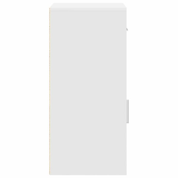 Служебен шкаф с чекмедже Бяло 38 x 34 x 75 см
