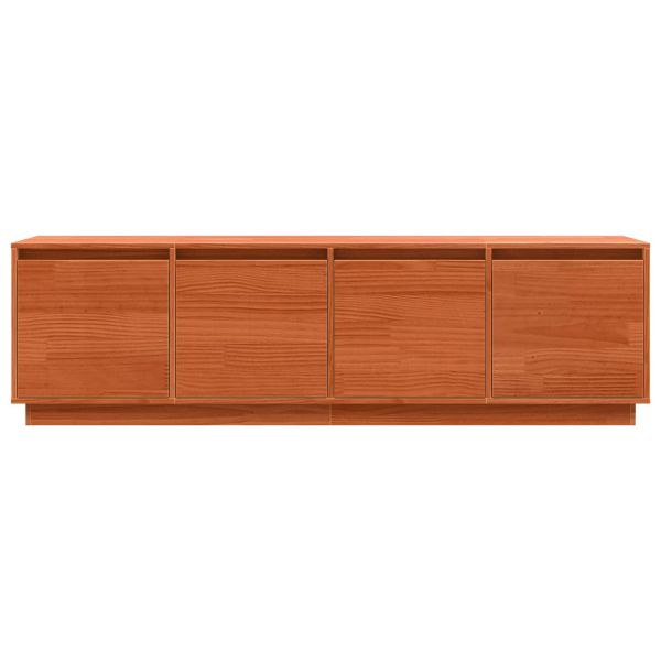ТВ шкаф Кафяво 156 x 37 x 45 см Инженерно дърво