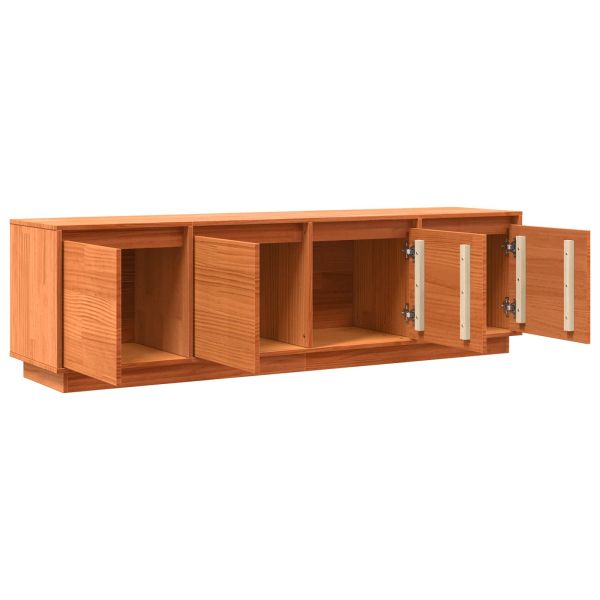 ТВ шкаф Кафяво 156 x 37 x 45 см Инженерно дърво