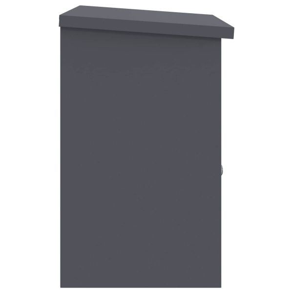 Пощенска кутия за пратки Антрацит 47,5 x 38 x 59 см Стомана