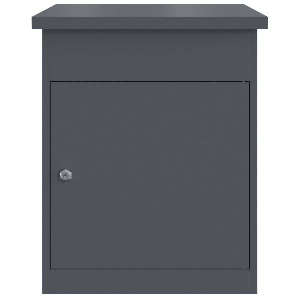 Пощенска кутия за пратки Антрацит 47,5 x 38 x 59 см Стомана