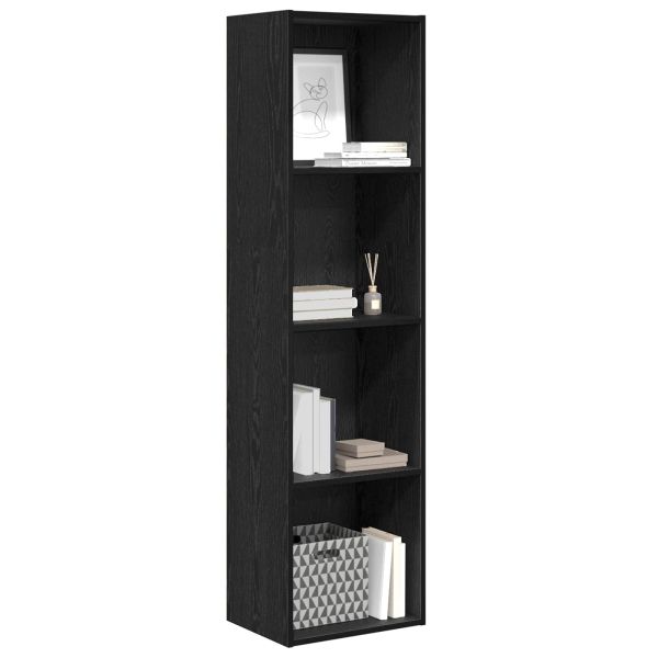 Рафт за книги Черния дъб 40 x 30 x 152 см Инженерно дърво