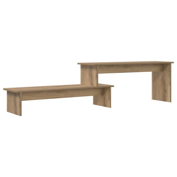 Комплект ТВ шкаф 180,5 x 30 x 43 см Дъб Инженерно дърво