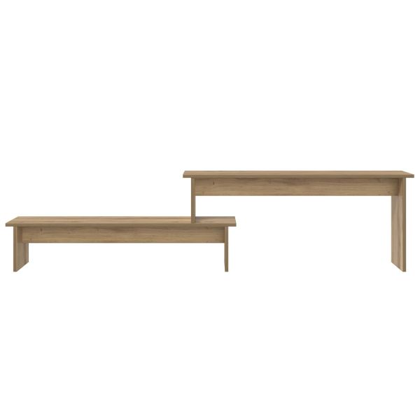 Комплект ТВ шкаф 180,5 x 30 x 43 см Дъб Инженерно дърво