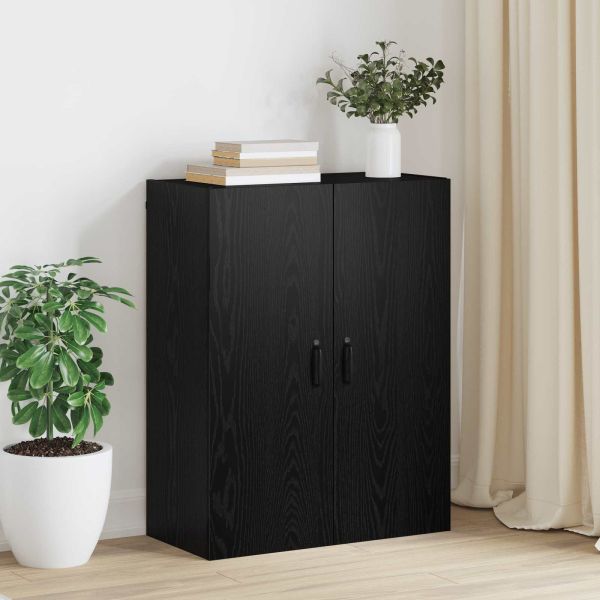 Стенен шкаф Черния дъб 69,5 x 34 x 90 см Инженерно дърво