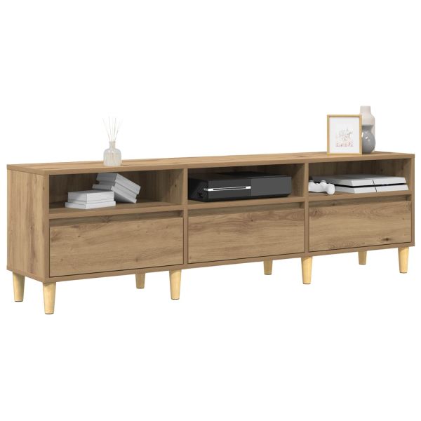 ТВ шкаф 150 x 30 x 45 см Дъб Инженерно дърво