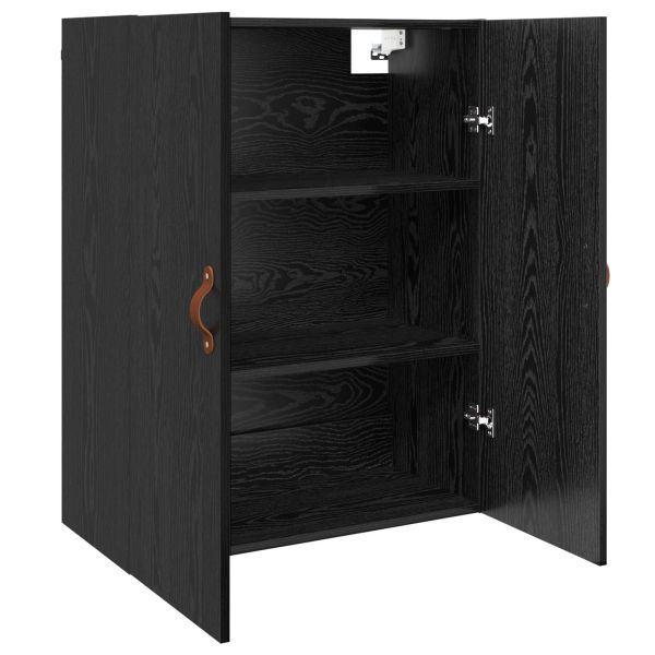 Стенен шкаф Черния дъб 69,5 x 34 x 90 см Инженерно дърво