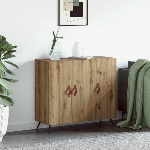 Служебен шкаф Дъб 89,5 x 34 x 80 см Инженерно дърво