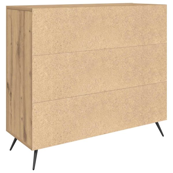 Служебен шкаф Дъб 89,5 x 34 x 80 см Инженерно дърво