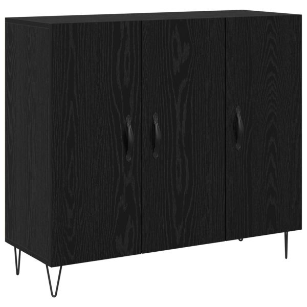 Служебен шкаф Черния дъб 90 x 32,5 x 80 см Инженерно дърво
