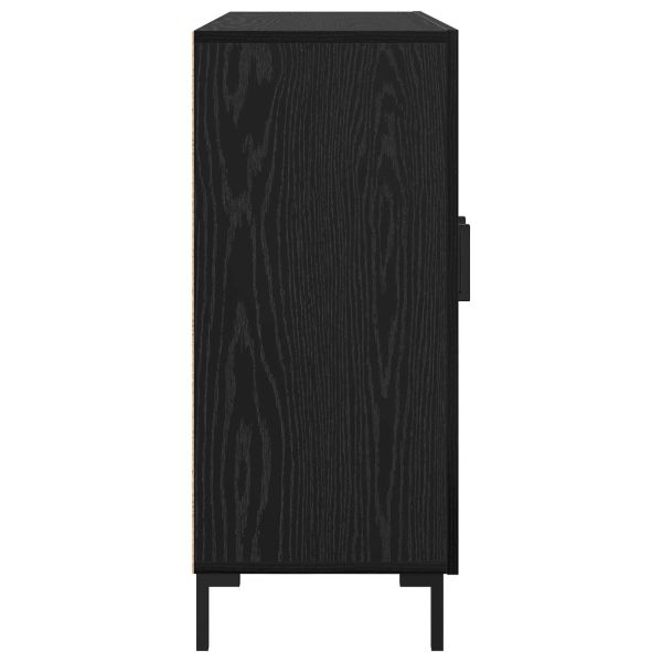 Служебен шкаф Черния дъб 90 x 34 x 80 см Инженерно дърво