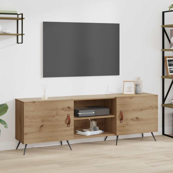 ТВ шкаф 150 x 30 x 50 cm дъб артизан Инженерно дърво