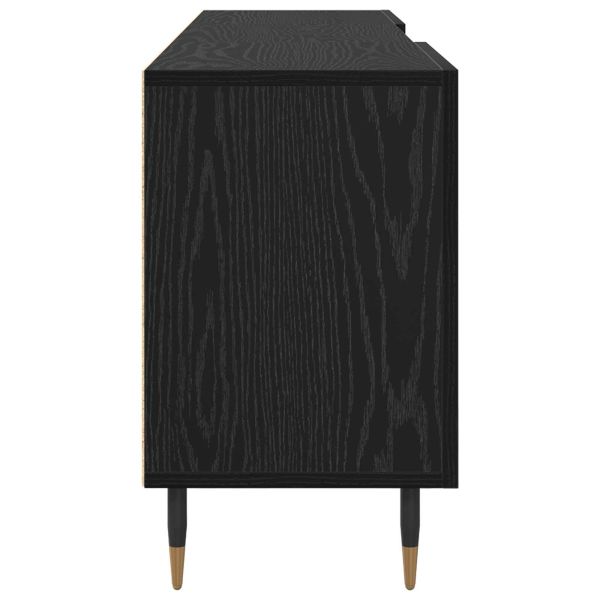 ТВ шкаф Черен дъб 150 x 30 x 50 cm Инженерно дърво