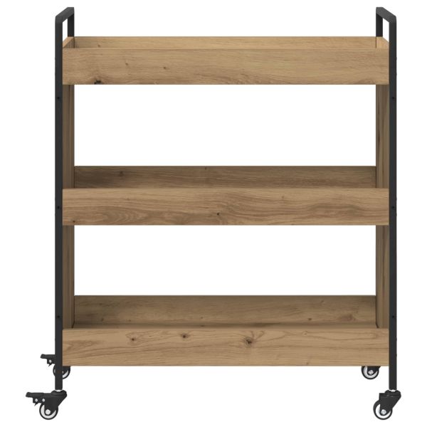 Кухненска количка Дъб 70 x 30 x 82 см Инженерно дърво