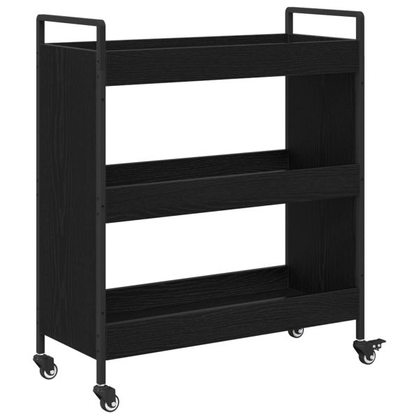 Кухненска количка Черния дъб 70 x 30 x 82 см Инженерно дърво