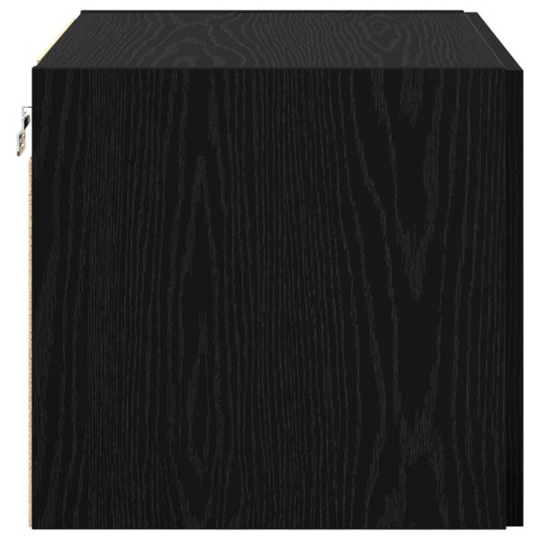 Стенен шкаф Черен дъб 50 x 42.5 x 40 см Инженерно дърво
