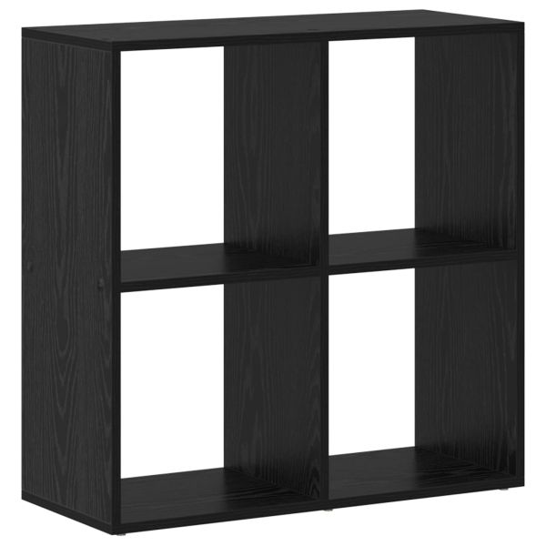 Шкаф за книги Черния дъб 69,5 x 29 x 69,5 см Инженерно дърво