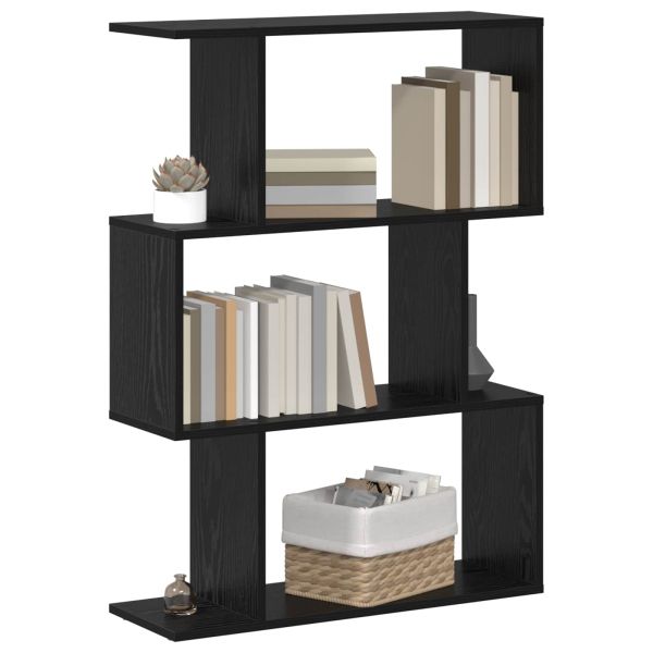 Шкаф за книги Черния дъб 70 x 24 x 97 см Инженерно дърво