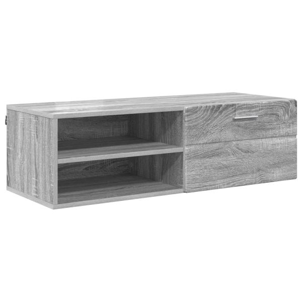 Дървен шкаф Сив Сонома 100,5 x 39 x 30 см Инженерно дърво