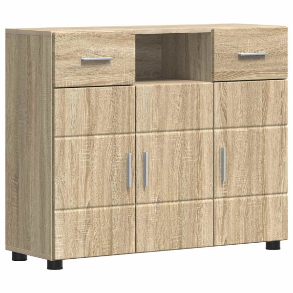 Дървен шкаф Сонома дъб 88,5 x 30,5 x 73 см Инженерно дърво