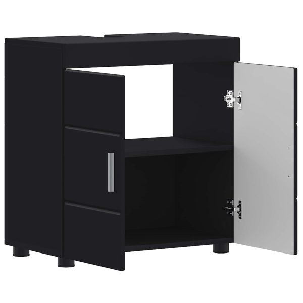Комплект шкафове за баня TULUM Черно 60 x 34 x 63 см