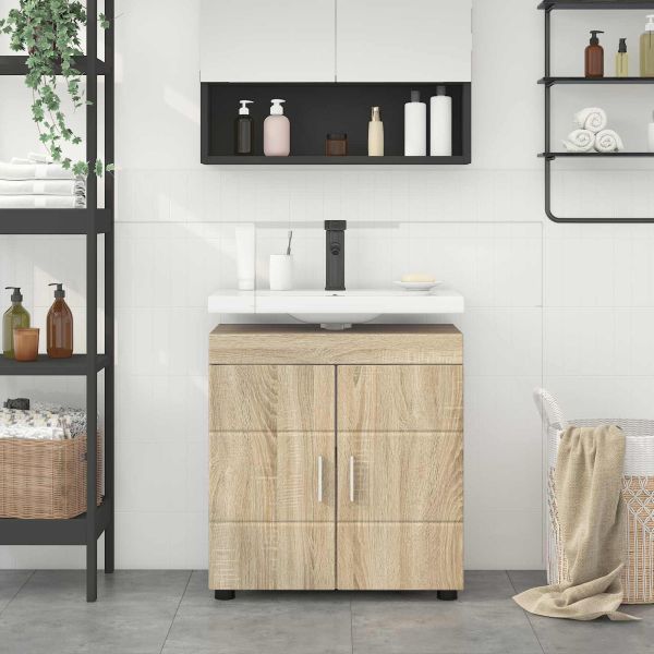 Комплект шкафове за баня TULUM Сонома дъб 60 x 34 x 63 см