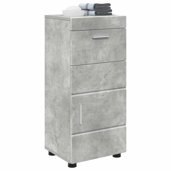 Комплект шкафове за баня TULUM Циментено сиво 37 x 31,5 x 82 см