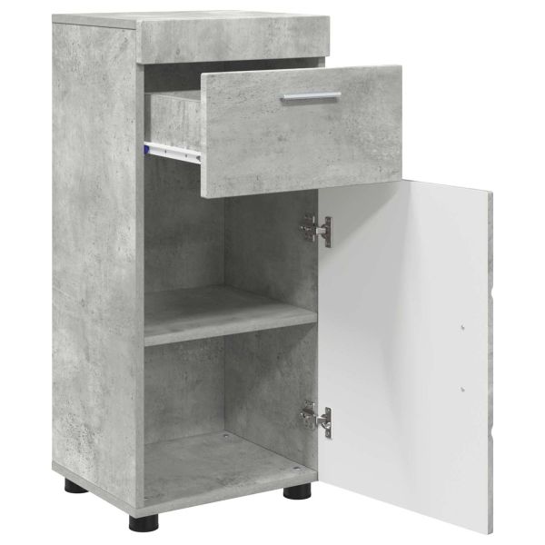 Комплект шкафове за баня TULUM Циментено сиво 37 x 31,5 x 82 см