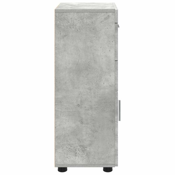 Комплект шкафове за баня TULUM Циментено сиво 37 x 31,5 x 82 см