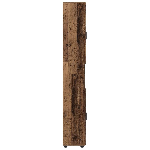 Комплект шкафове за баня TULUM Старо дърво 37 x 31,5 x 203 см