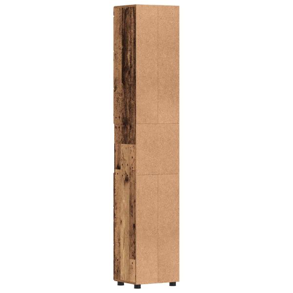 Комплект шкафове за баня TULUM Старо дърво 37 x 31,5 x 203 см