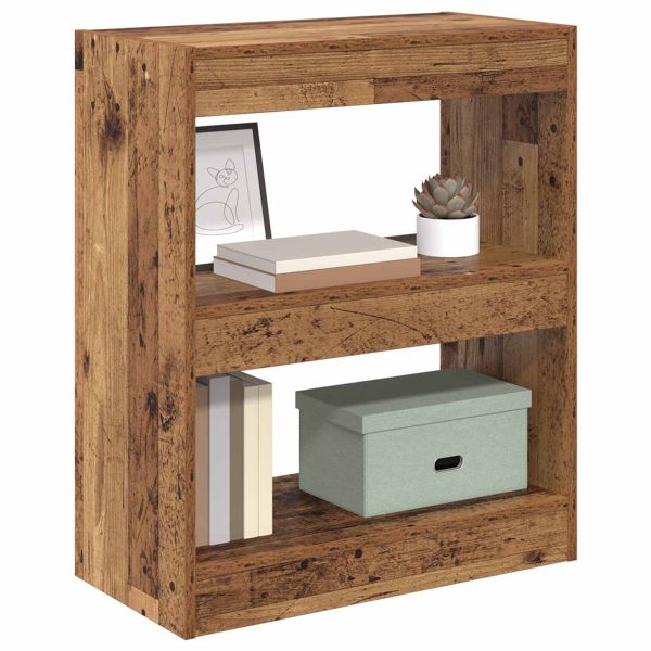 Шкаф за книги Старо дърво 60 x 30 x 72 см Инженерно дърво