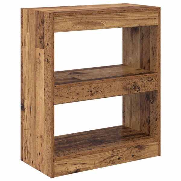 Шкаф за книги Старо дърво 60 x 30 x 72 см Инженерно дърво