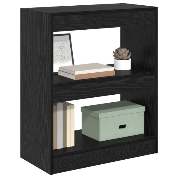 Шкаф за книги Черния дъб 60 x 30 x 72 см Инженерно дърво