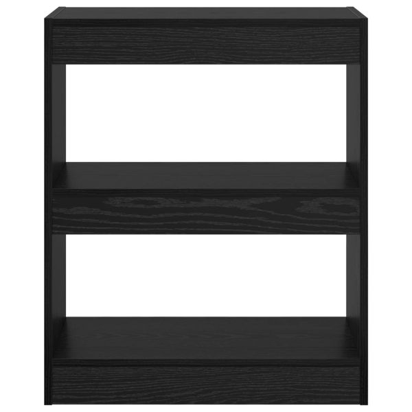Шкаф за книги Черния дъб 60 x 30 x 72 см Инженерно дърво