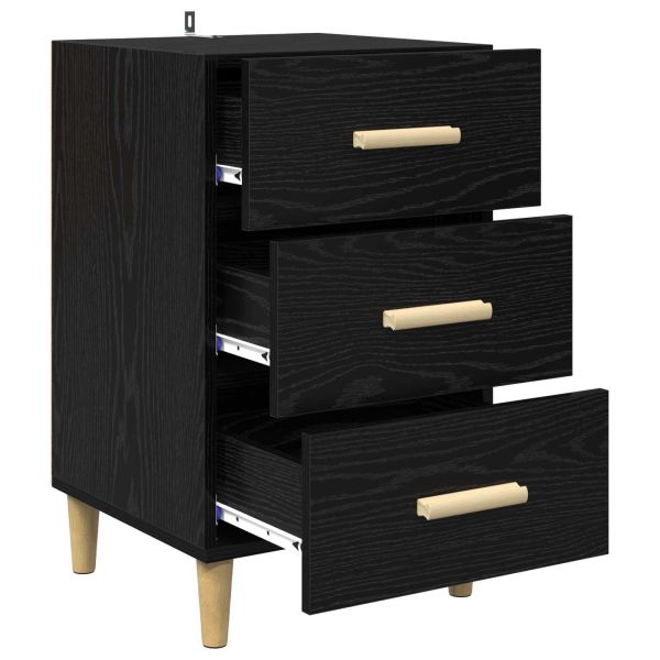 Нощен шкаф Черния дъб 40 x 40 x 66 см Инженерно дърво