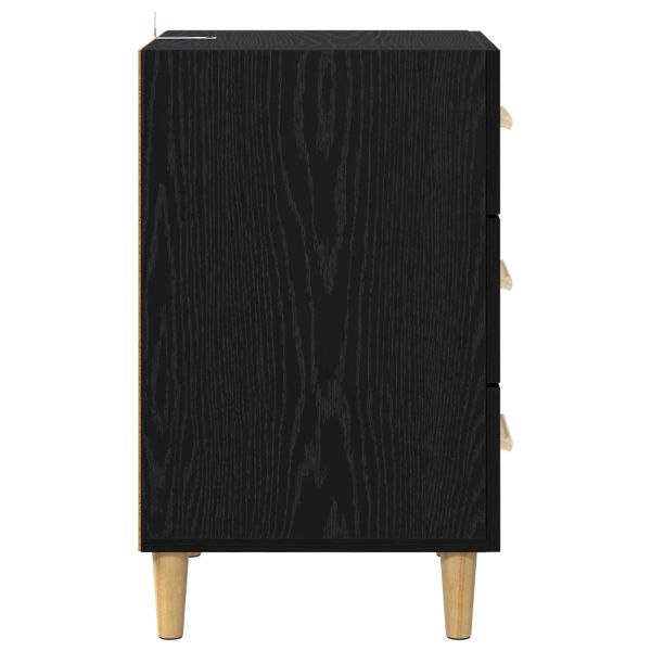 Нощен шкаф Черния дъб 40 x 40 x 66 см Инженерно дърво