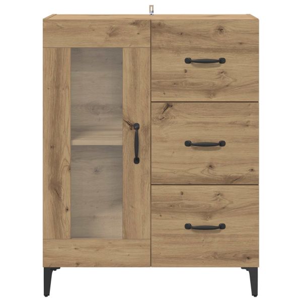 Служебен шкаф с чекмедже Дъб 69,5 x 34 x 90 см