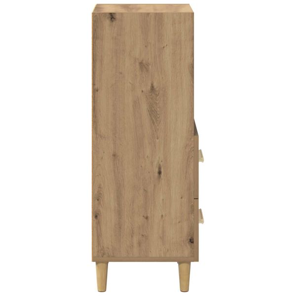 Служебен шкаф дъб артизан 34 x 34.5 x 90 см Инженерно дърво