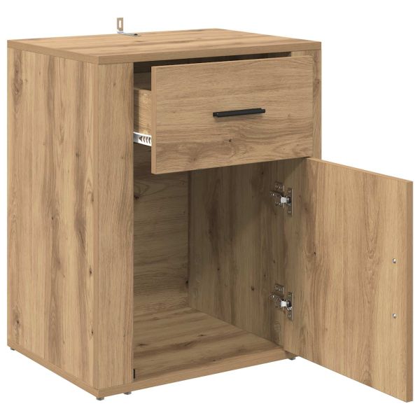 Нощен шкаф Дъб 35 x 50 x 60 см Инженерно дърво