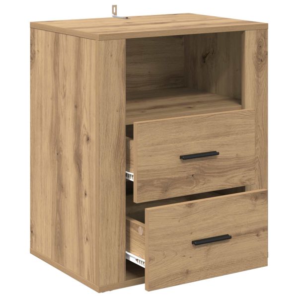 Нощен шкаф Дъб 35 x 50 x 60 см Инженерно дърво