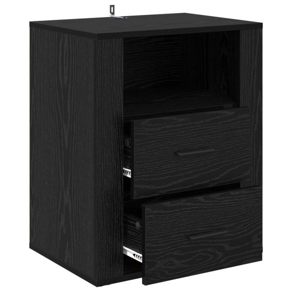 Нощен шкаф Черния дъб 35 x 50 x 60 см Инженерно дърво