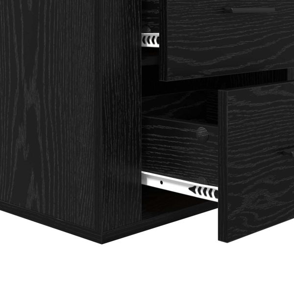 Нощен шкаф Черния дъб 35 x 50 x 60 см Инженерно дърво