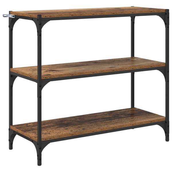 Шкаф за книги Старо дърво 80 x 33 x 70,5 см