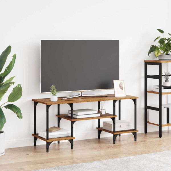 ТВ шкаф Старо дърво 102 x 35 x 45,5 см